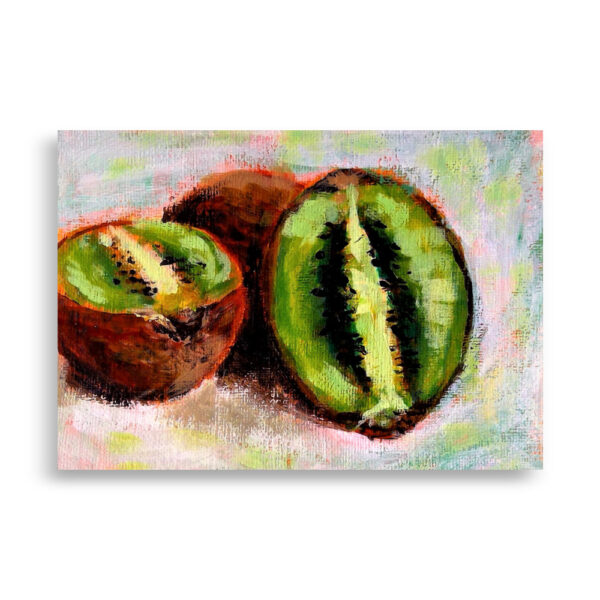 Poster | Print | Kiwi in acrylic – Bild 2