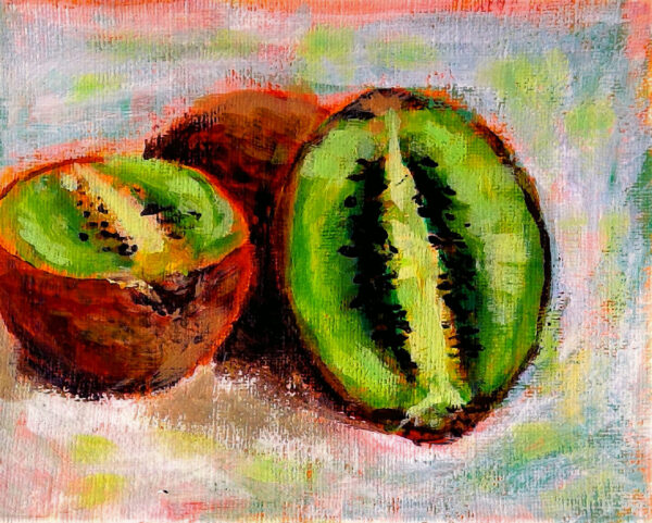 Poster | Print | Kiwi in acrylic