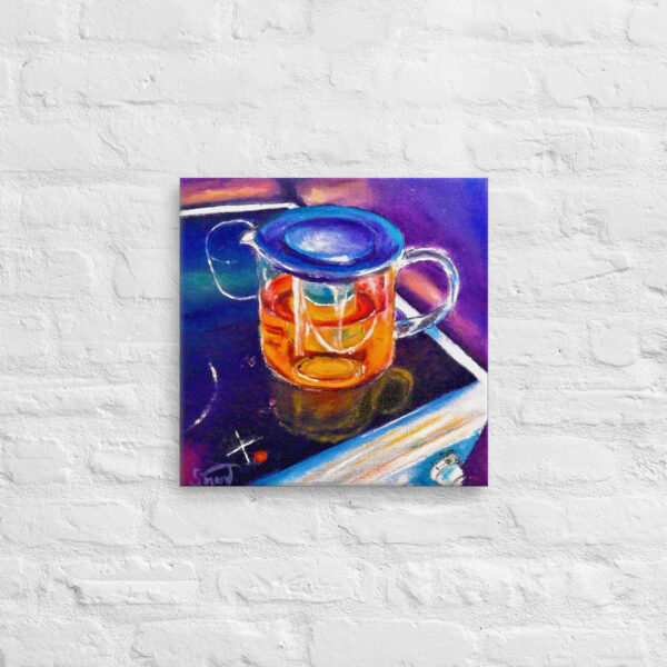 Tea Kanne | Canvas Print | Leinwanddruck