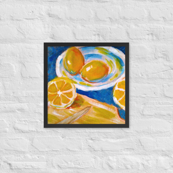 Framed Poster | gerahmtes Poster | Lemons