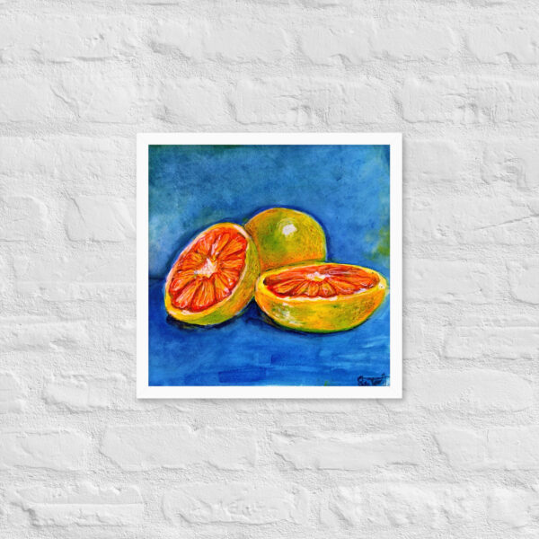 Framed poster | Print | Oranges in aquarell – Bild 11