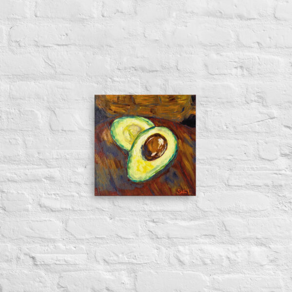 Dunkle Avocado | Leinwanddruck | Canvas Print – Bild 3