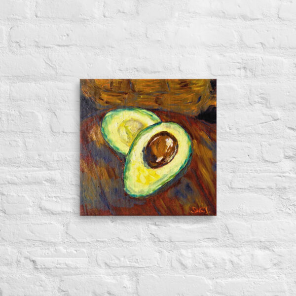 Dunkle Avocado | Leinwanddruck | Canvas Print