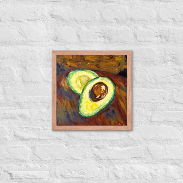 Framed Poster | Gerahmtes Poster | Dunkle Avocado – Bild 11