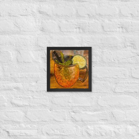 Kupfertasse Gerahmter Kunstdruck