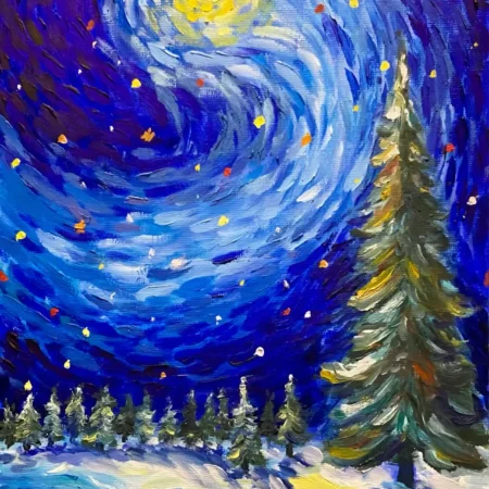 Winterlandschaft Kunstdruck